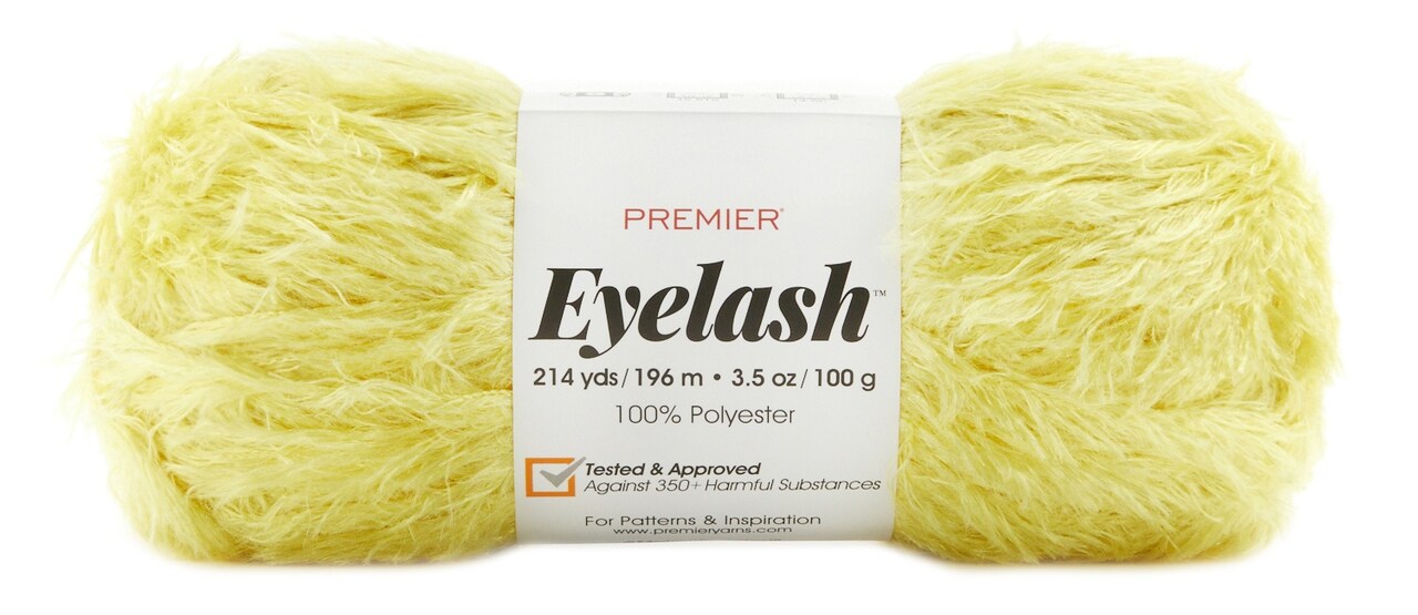Premier Eyelash Yarn-Yellow